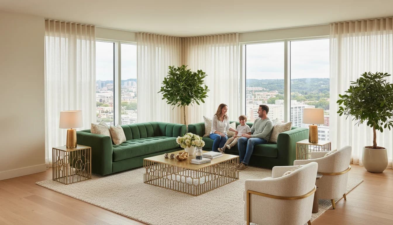 Living Room Styling - AI Decoration App example