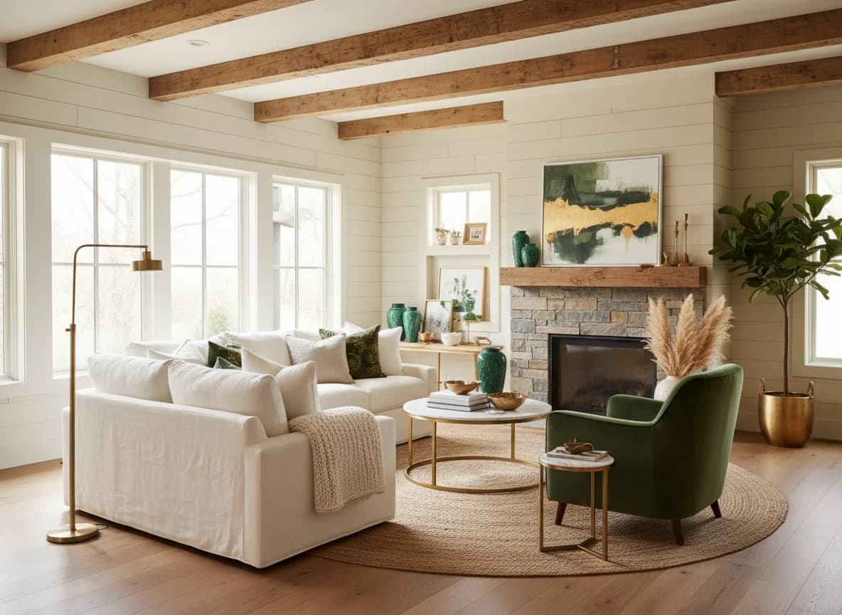 Farmhouse decoration style - AI Decoration App