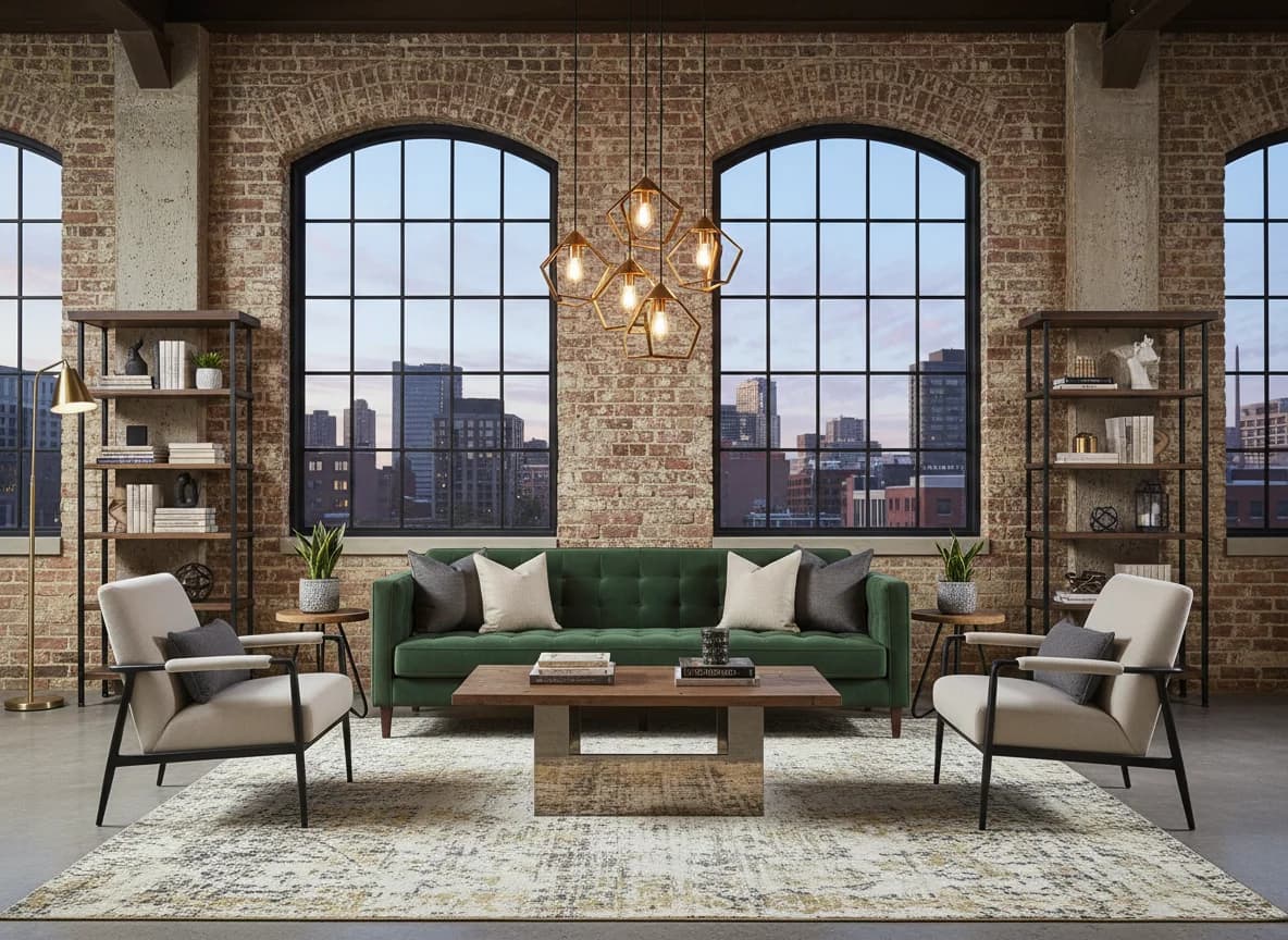 Industrial decoration style - AI Decoration App